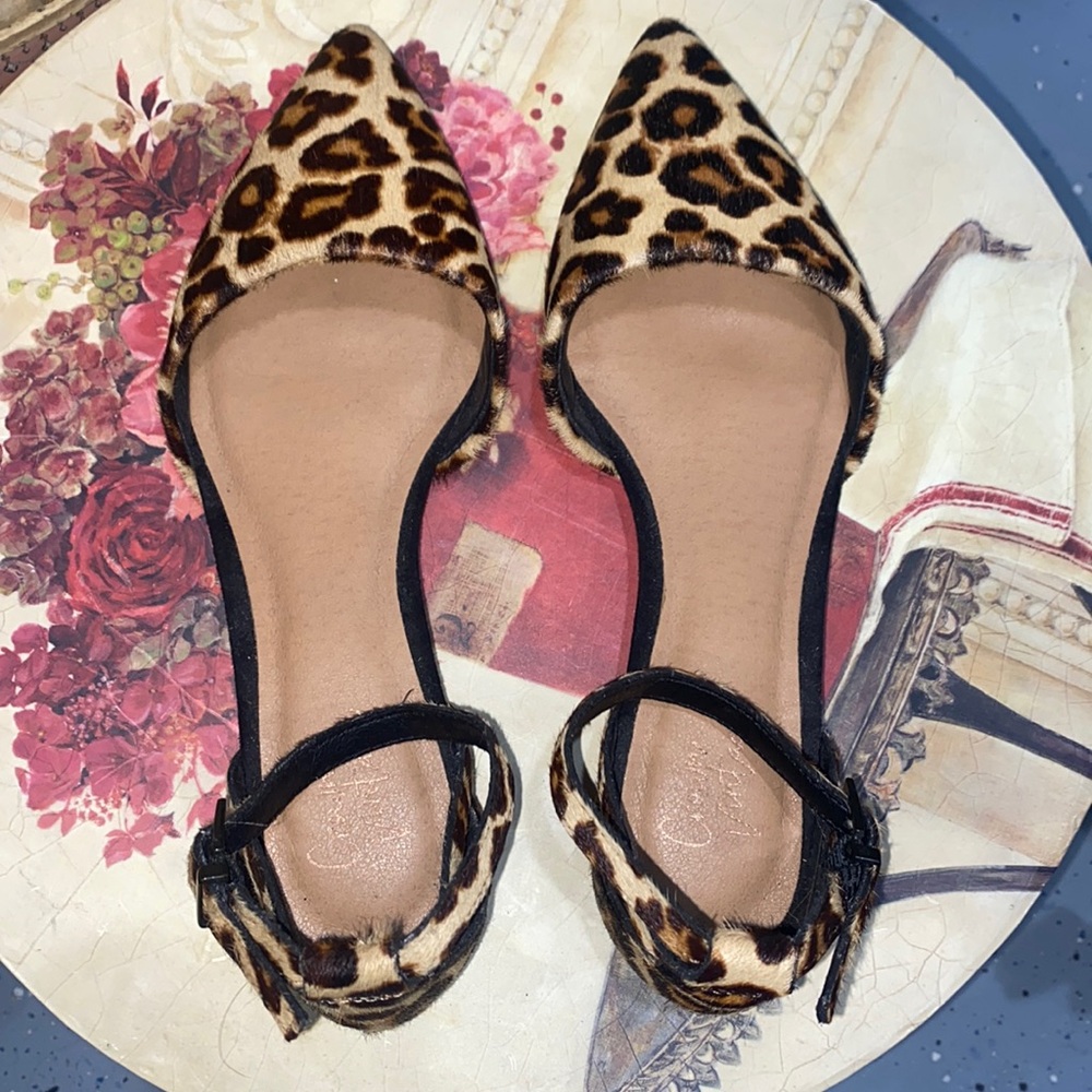 Cheetah print flats